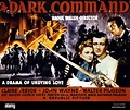 DARK COMMAND Poster for 1940 Republic film with John Wayne Stock Photo ...