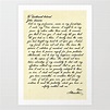 Alexander Hamilton Letter to John Laurens Art Print by byebyesally ...