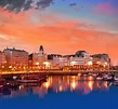 La coruña sunset port marina en galicia españa | Foto Premium