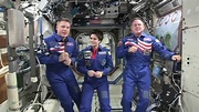 RAW VIDEO: Interview with astronauts aboard International Space Station ...
