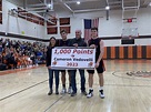 Cam Vedovelli scores 1,000th career point, helps lead Pope Francis boys ...