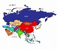 Map Of Asia For Kids - Map