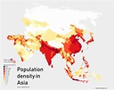 Population density in Asia [OC] : r/MapPorn