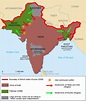 The First Proposed Map of Pakistan & The Partition of India | India map ...