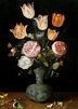 Jan Brueghel 'el Viejo' / 'Vase of Flowers', 17th century, Flemish ...