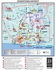 Detroit City Map Downtown - Island Maps