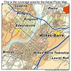 Aerial Photography Map of Wilkes Barre, PA Pennsylvania
