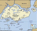 Карта Сингапура описание страны столица география информация факты - Атлас