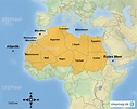 Sahara Karte | Karte