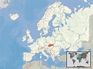 Eslovaquia en el mapa del mundo, Eslovaquia ubicación en el mapa del mundo (Europa del este ...
