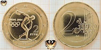 2 Euro Griechenland 2004 - Sondermünze Athen, XXVIII. Olympische ...