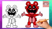 How To Draw Bobby BearHug from Poppy Playtime | Smiling Critters | Cute ...