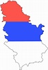 Blank Map Of Serbia With Flag by KaradzicsBlankMaps on DeviantArt