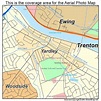 Aerial Photography Map of Yardley, PA Pennsylvania