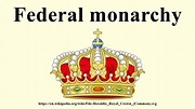 Federal monarchy - YouTube