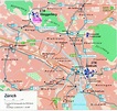 Mapas Detallados de Zúrich para Descargar Gratis e Imprimir