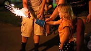 How to keep little kids safe with sparklers! - YouTube