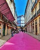 The "Pink Street" in beautiful Lisbon Portugal #city #cities #buildings ...
