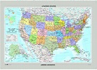 Stati Uniti Cartina Fisica E Politica