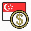 Asia, coin, currency, dollar, exchange, singapore, world icon