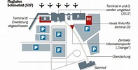 Flughafen Schönefeld (Berlin) — Flughafen SXF Ankunft und Abflug