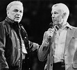 Frank Sinatra And Johnny Carson On Stage Photograph by Bettmann - Fine ...