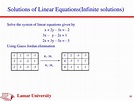 PPT - Systems of Linear Equations and Matrices PowerPoint Presentation ...