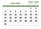Calendário Julho 2023 | WikiDates.org