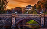 Download wallpapers Edo Castle, 4k, Tokyo Imperial Palace, autumn ...