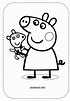 70 Desenhos da Peppa Pig para colorir e imprimir!