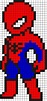 Resultado de imagen para pixel art spiderman | Pixel art pattern ...