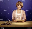 ARD-Moderatorin Dagmar Berghoff im August 1976 Stockfotografie - Alamy