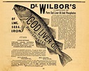 1888 Vintage Ad Cod Liver Oil Dr. Wilbor Quackery Tonic - ORIGINAL ...