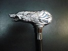 The Wolfman Cane Chrome Plated Affordable Walking Stick Wolf Man Lon ...