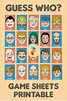 Free Printable Guess Who Character Cards - PRINTABLE TEMPLATES