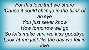 Vince Gill - Let's Make Sure We Kiss Goodbye Lyrics - YouTube