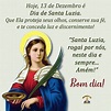 Dia de Santa Luzia - Momento Divino - 3660
