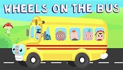Wheelson the Bus Go Round and Round Nursery Rhyme By Babyloonz TV ...