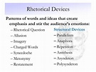 PPT - Persuasive Appeals and Rhetorical Devices PowerPoint Presentation ...