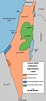 Map of Israel After the 1949 Armistice Agreement