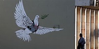 Street artist Banksy shows renewed public support for Palestine
