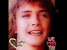 DAVID CASSIDY TRIBUTE-SONGS FROM DIDN’T YOU USED TO BE... - YouTube