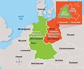 Map Of East And West Germany - Photos