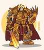 ArtStation - The Emperor of Mankind [Warhammer 40k] - Linus Goh