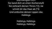 Leonard Cohen - Hallelujah [Deutsche Übersetzung / German Lyrics] - YouTube