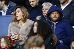 Photo : Vitaa et son mari Hicham Bendaoud dans les tribunes du match de ...