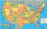 Stati Uniti Cartina Politica E Fisica