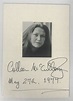 AACS Autographs: Colleen McCullough (d. 2015) Autographed Vintage 5x7 Photo