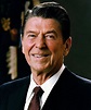 Official Portrait of President Ronald Reagan. Painting by Artistic Rifki