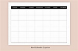 download printable simple colored monthly calendar pdf - free printable ...